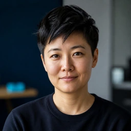 AI-generated portrait for product project pattern
