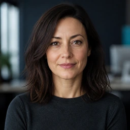 AI-generated portrait for customer support project pattern